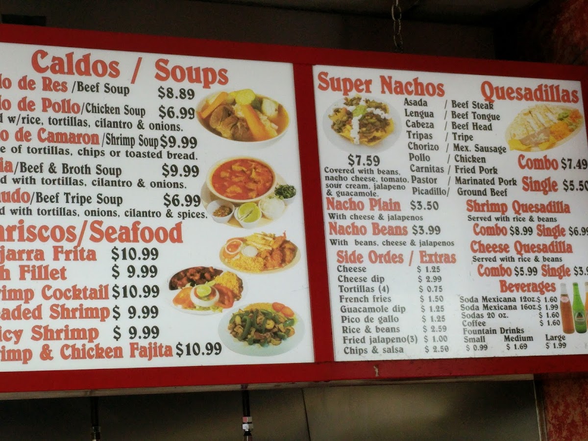 Mr. Taco Photo Menu 6