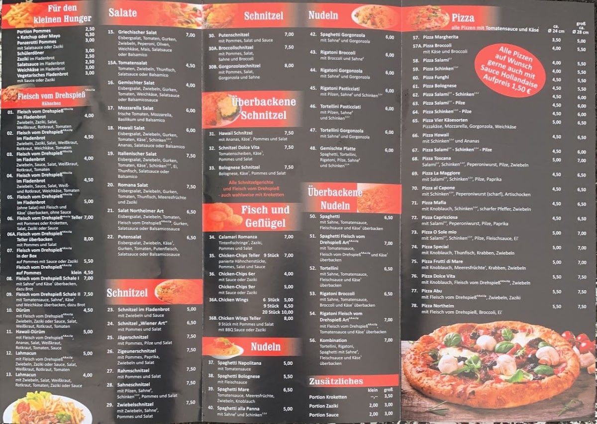 Dolce Vita Photo Menu 1