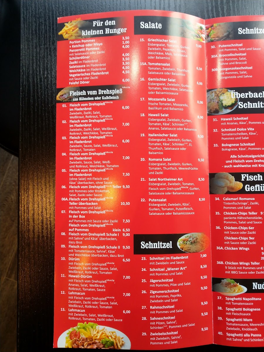 Dolce Vita Photo Menu 3