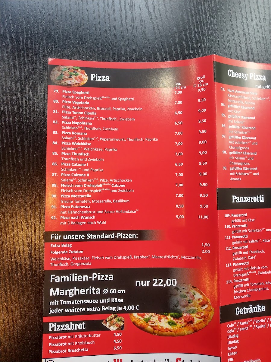 Dolce Vita Photo Menu 4