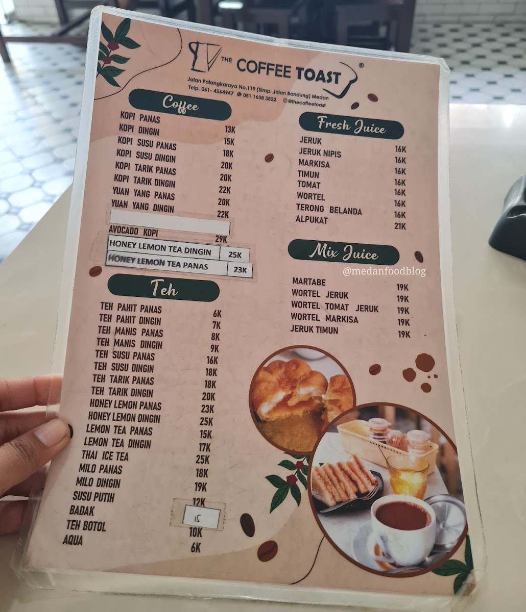 THE COFFEE TOAST Photo Menu 3