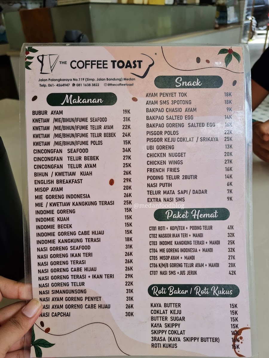 THE COFFEE TOAST Photo Menu 5