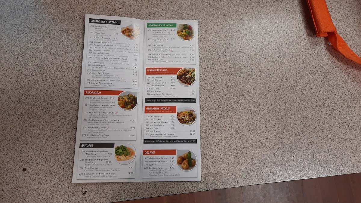 Asia HOT WOK Photo Menu 1