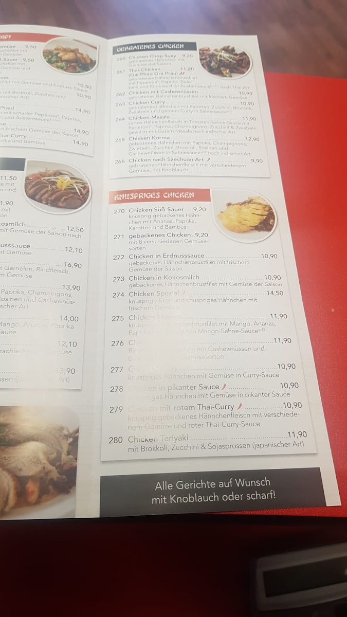 Asia HOT WOK Photo Menu 3