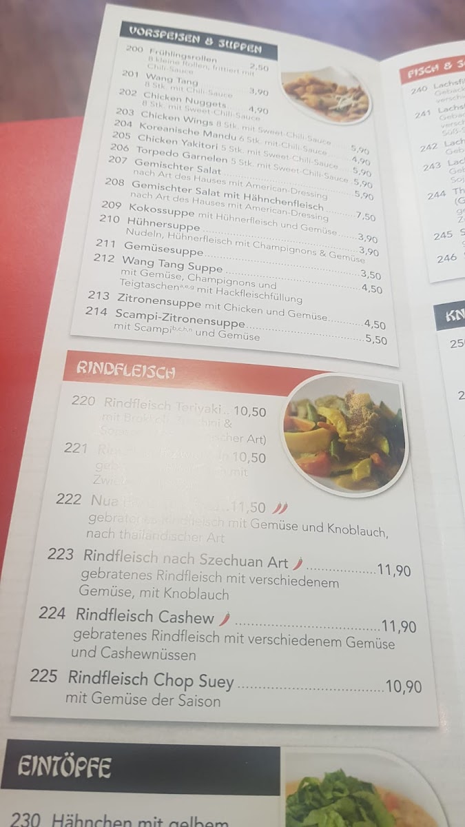 Asia HOT WOK Photo Menu 5