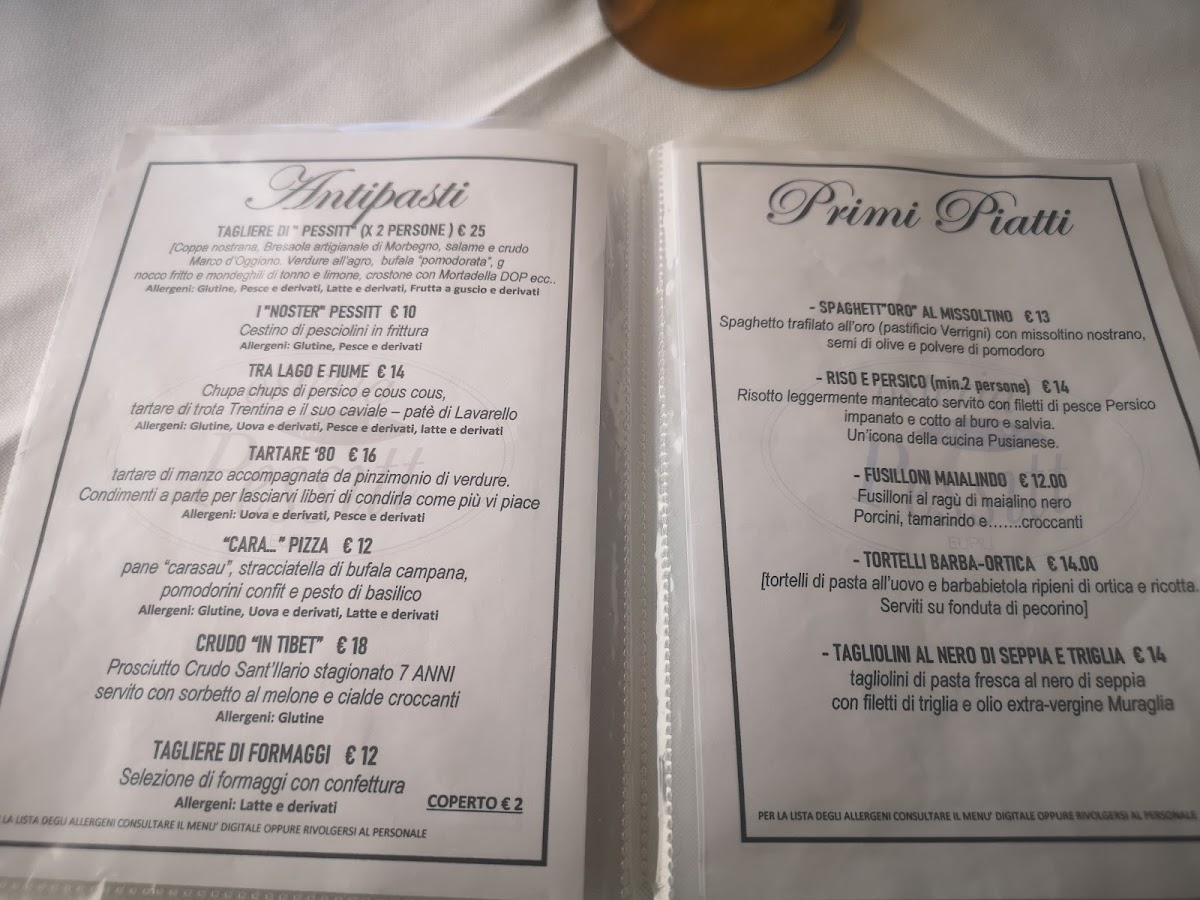 Osteria di Pessitt Photo Menu 2