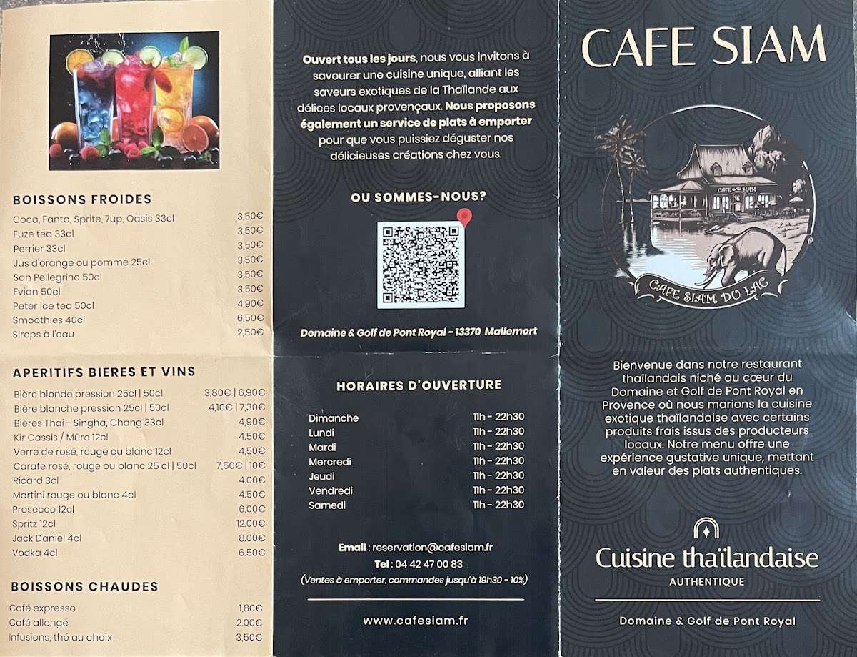 Café Siam du Lac Photo Menu 2