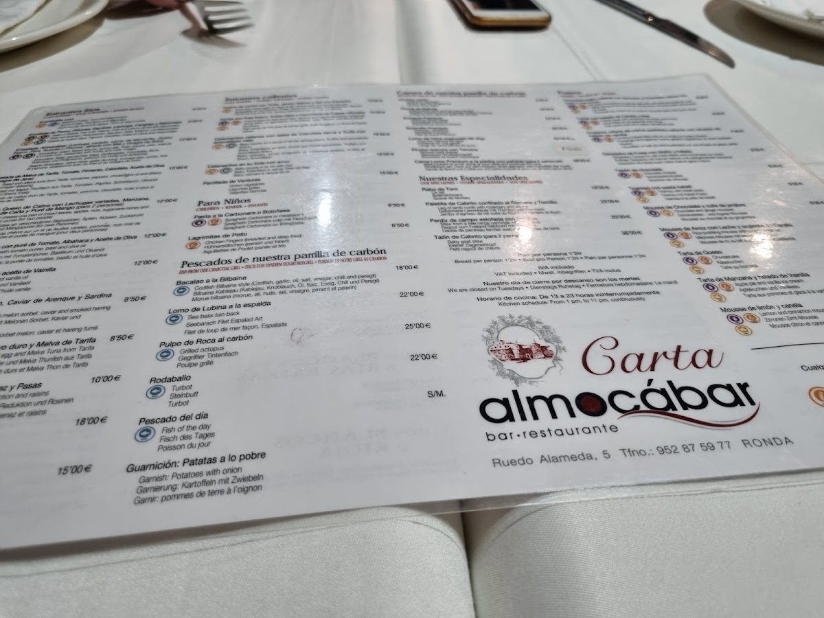 Restaurante Almocabar Photo Menu 6