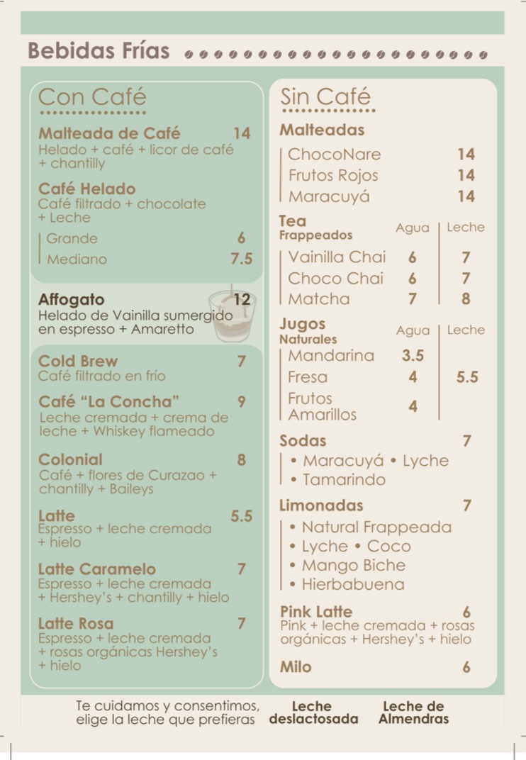 Café Nare Concepción Photo Menu 1