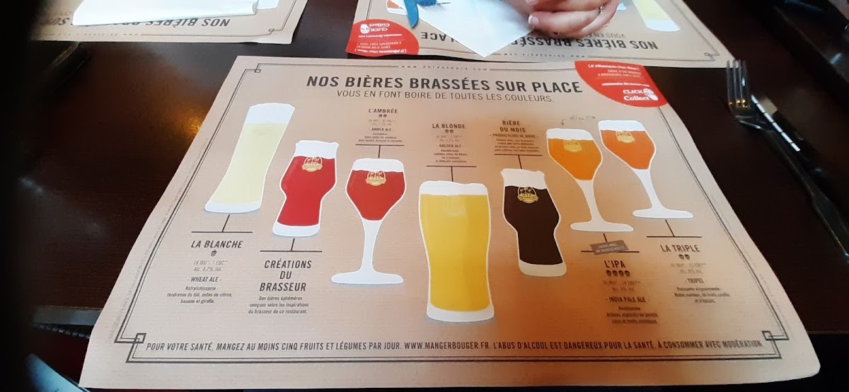 3 Brasseurs Bruay Photo Menu 3