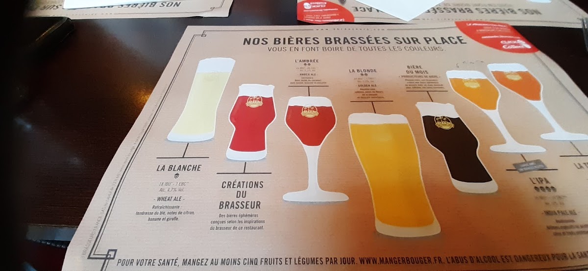 3 Brasseurs Bruay Photo Menu 5