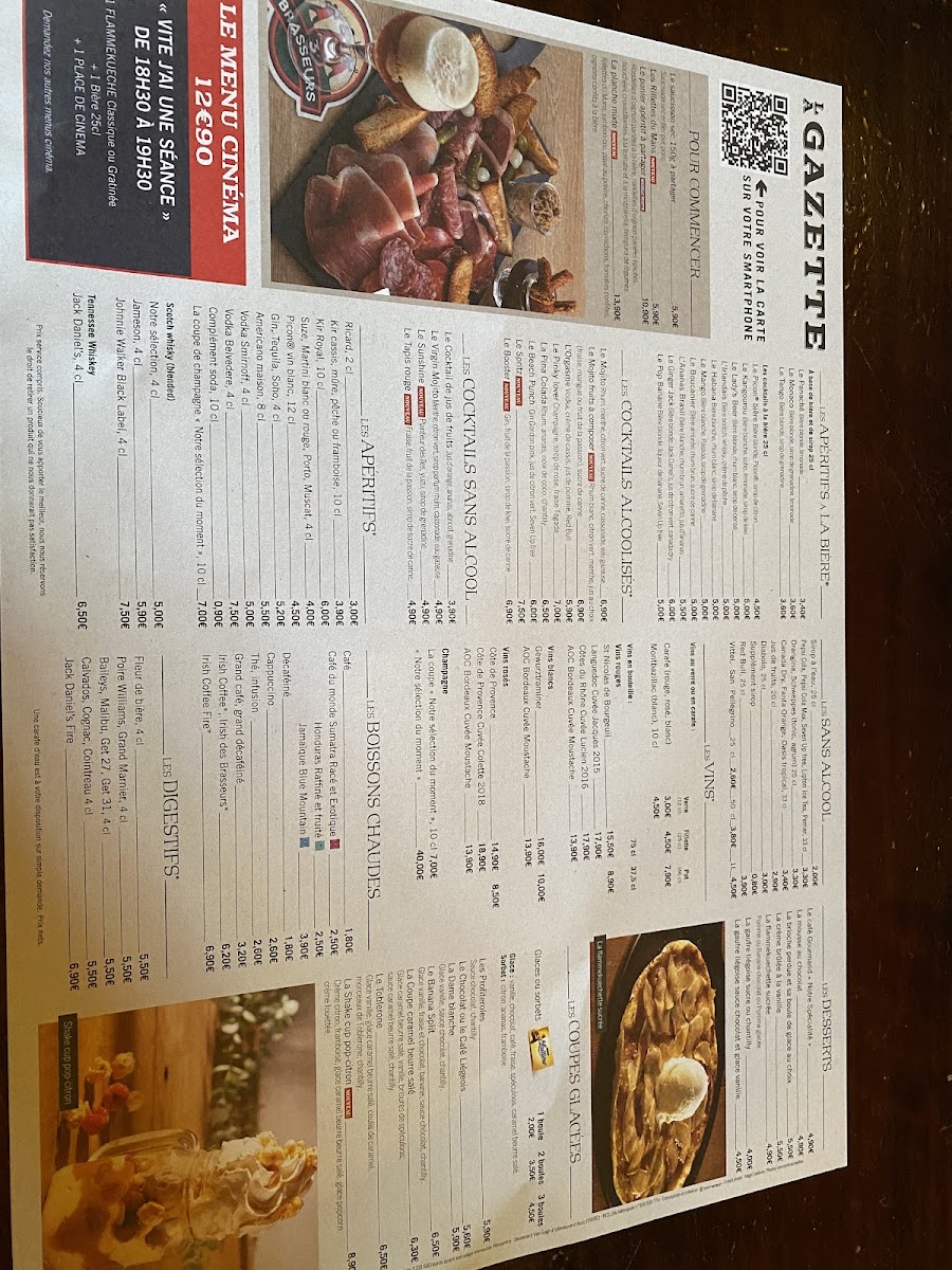 3 Brasseurs Bruay Photo Menu 8