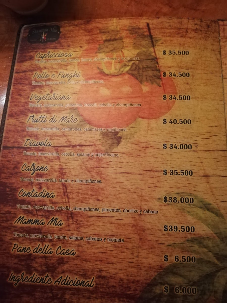 Restaurante Mamma Mia Photo Menu 6