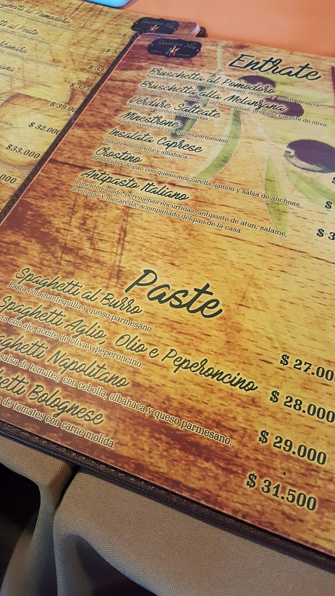 Restaurante Mamma Mia Photo Menu 9