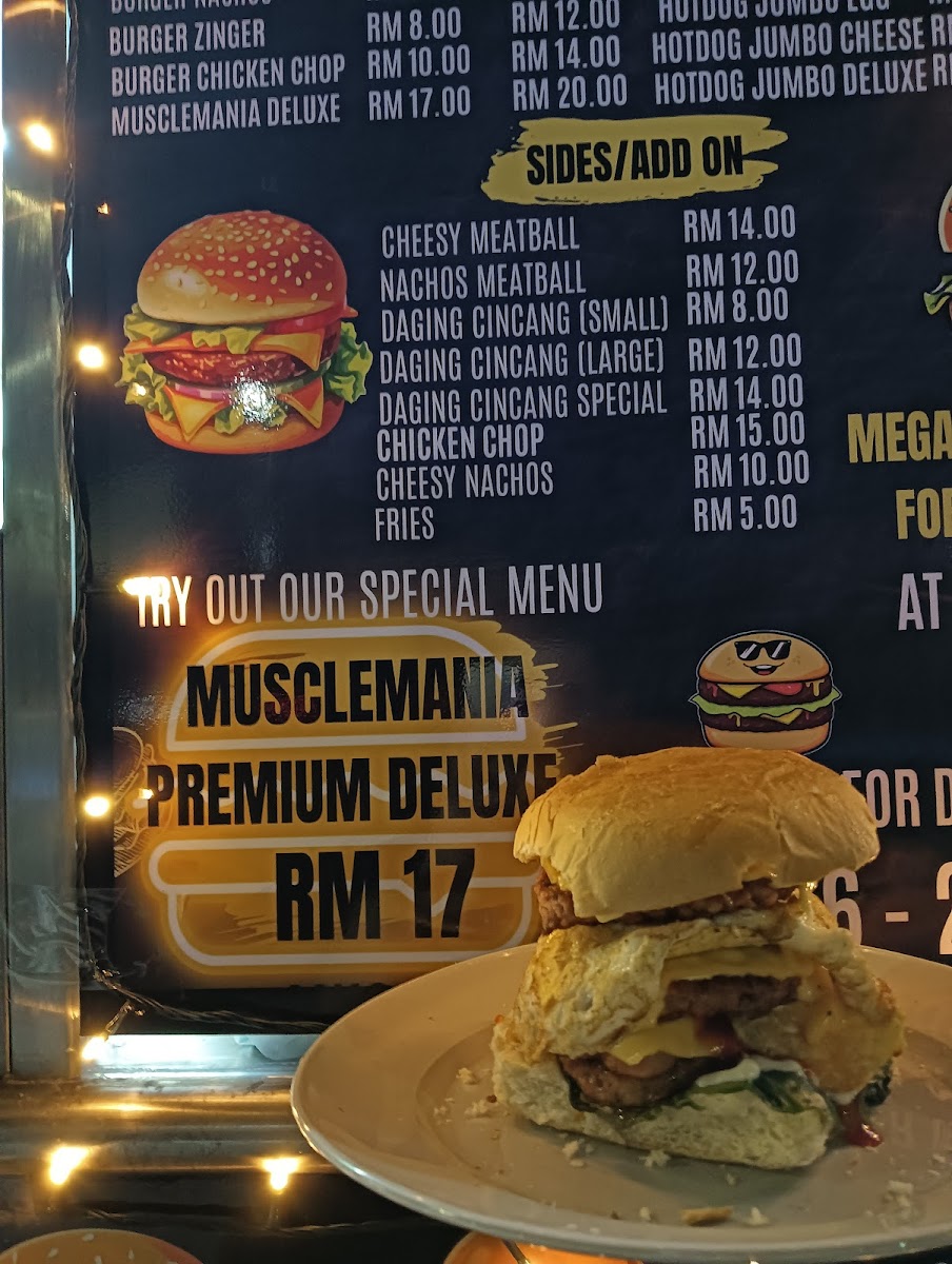 RON MUSCLE BURGER