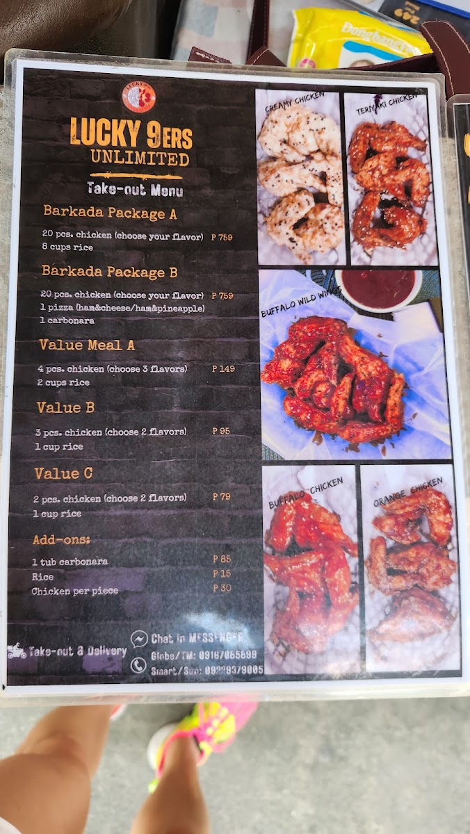 Lucky 9ers Unlimited Photo Menu 4