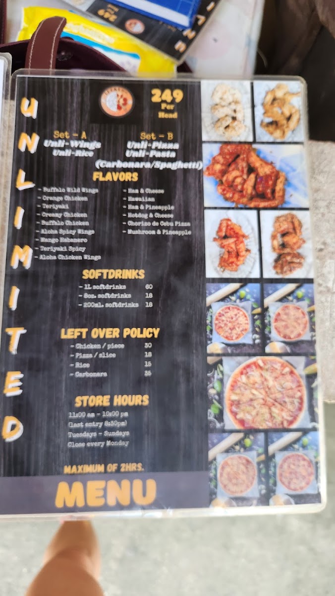 Lucky 9ers Unlimited Photo Menu 5