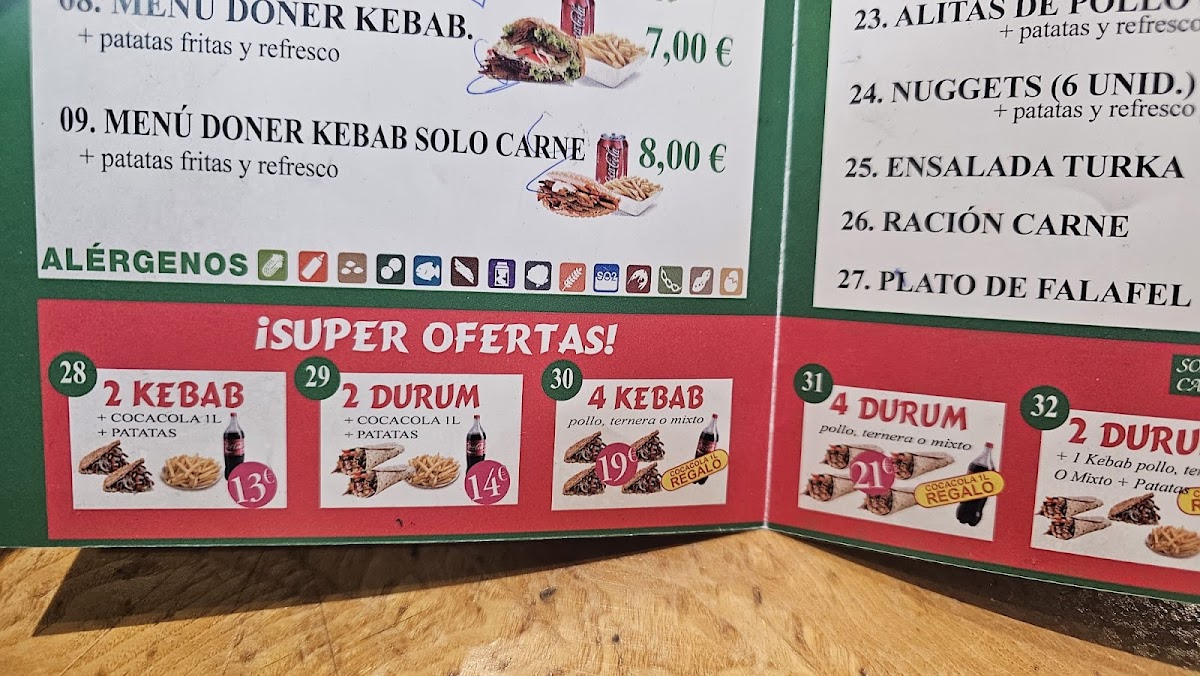 Rico Doner Kebab Pizza Turka Photo Menu 3