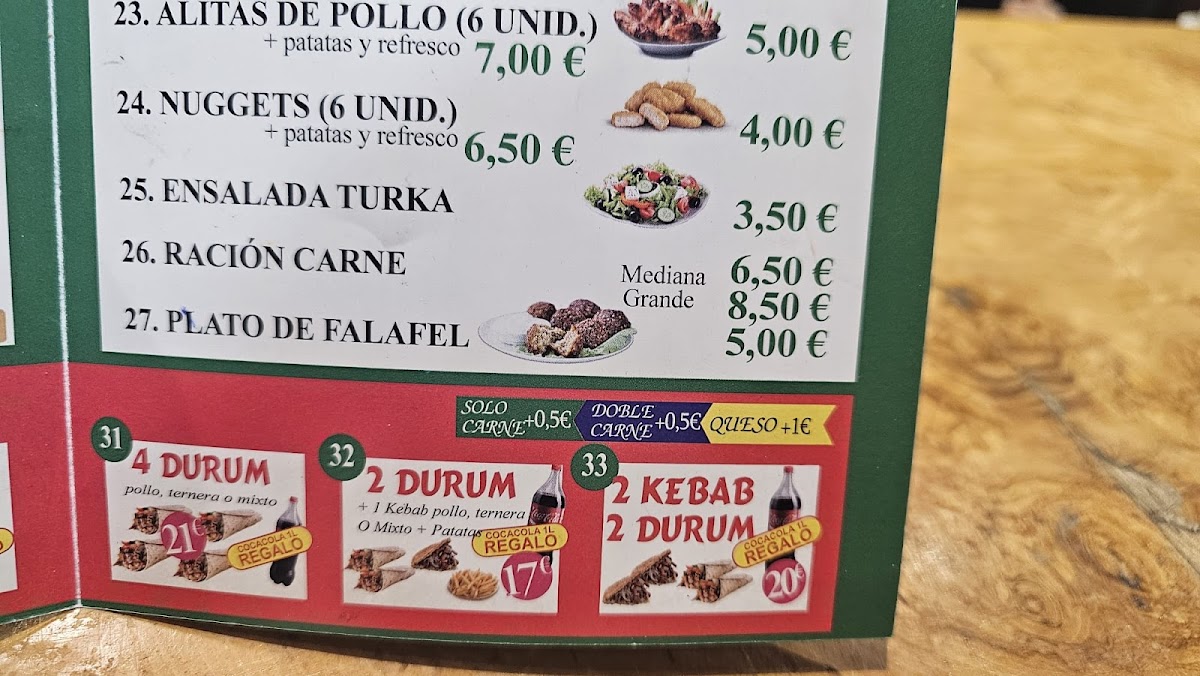 Rico Doner Kebab Pizza Turka Photo Menu 4