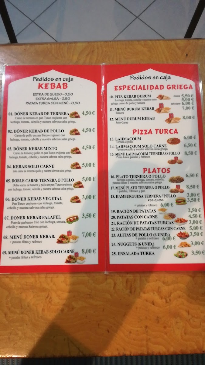 Rico Doner Kebab Pizza Turka Photo Menu 6