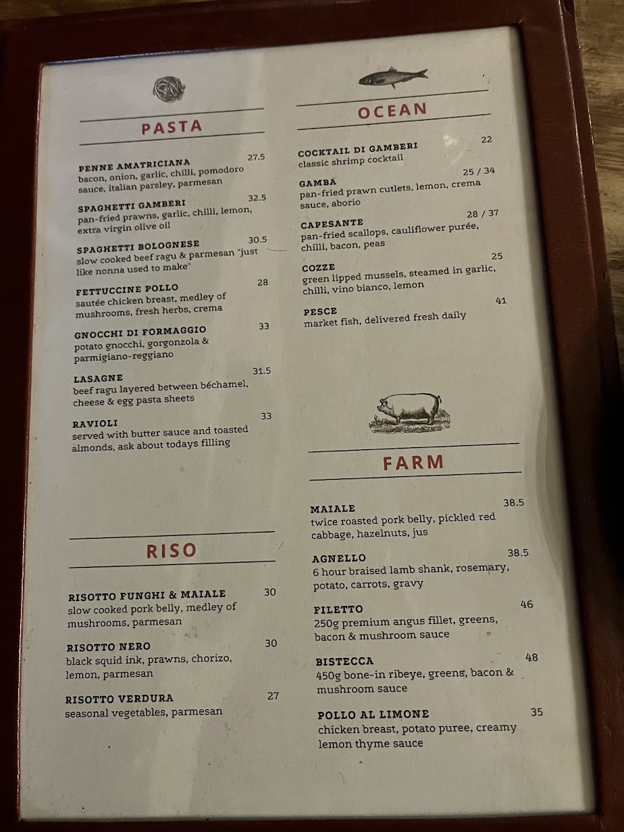 Osteria Matamata Photo Menu 5