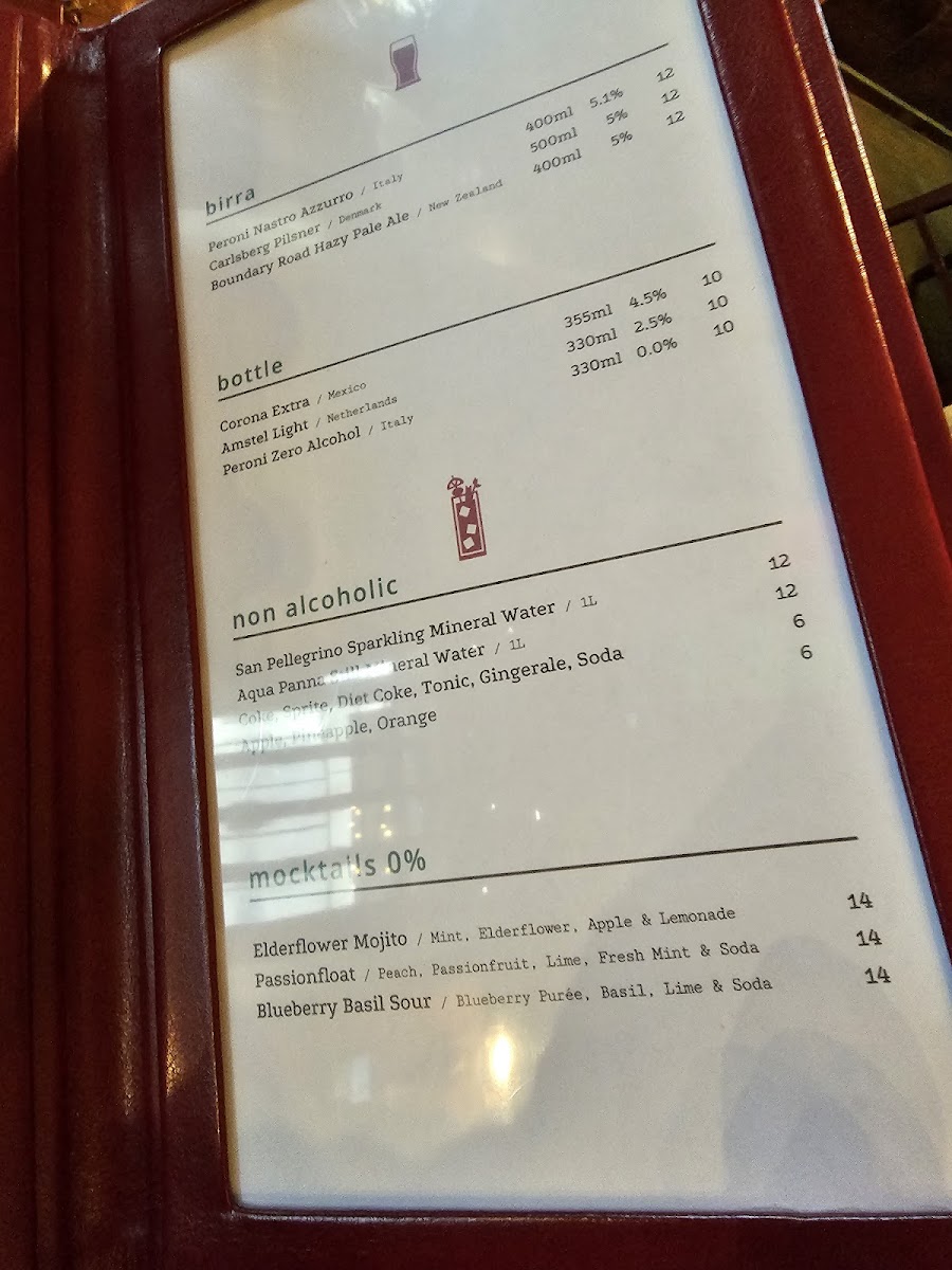 Osteria Matamata Photo Menu 9