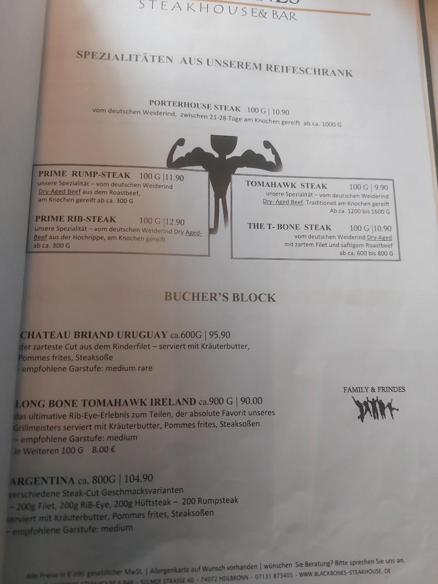 BLACKBONES STEAKHOUSE Photo Menu 8