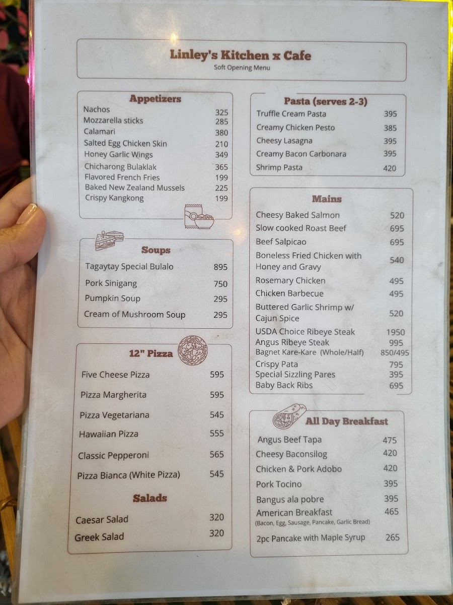 Linley's Kitchen x Cafe Photo Menu 3
