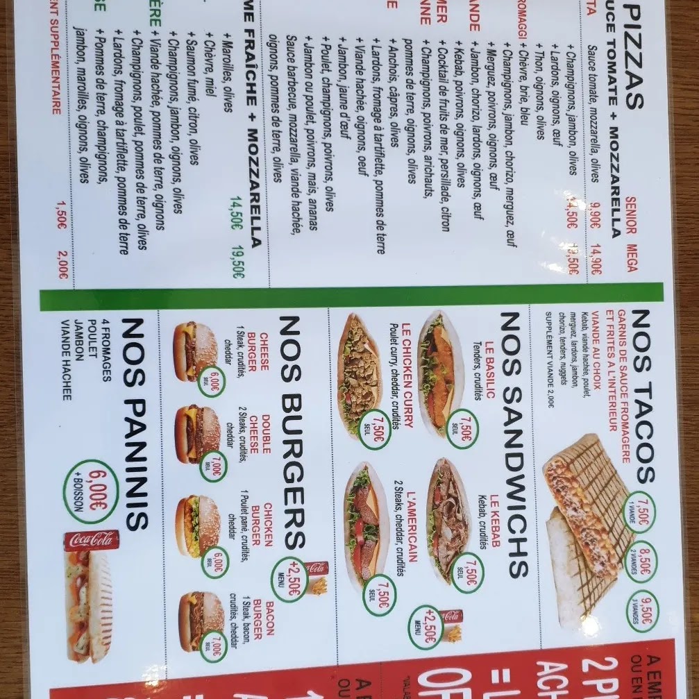 Pizzeria de Ribemont Discovery Pizza/Le Basilic Photo Menu 6