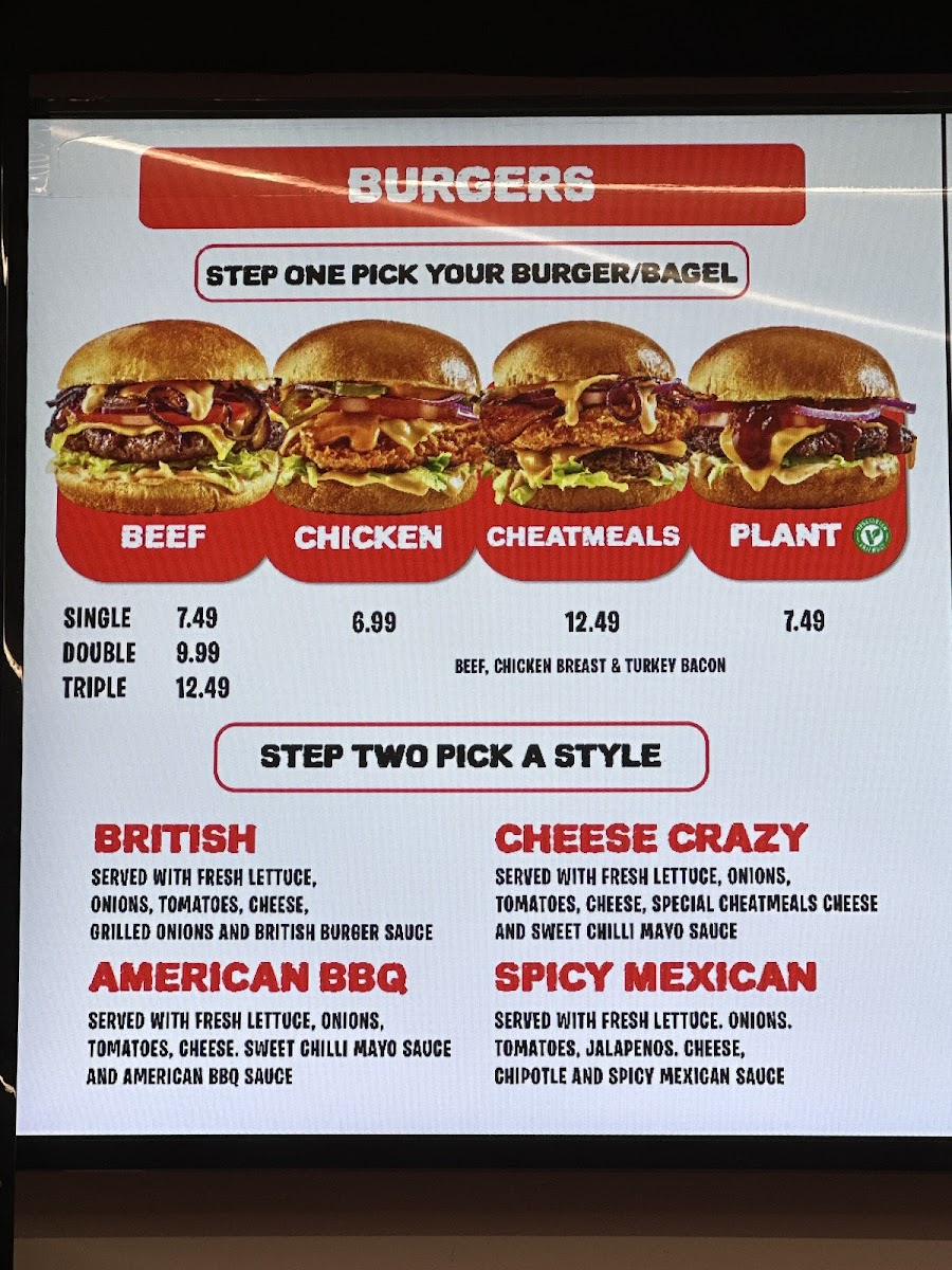 Cheatmeals Moor Street Photo Menu 2