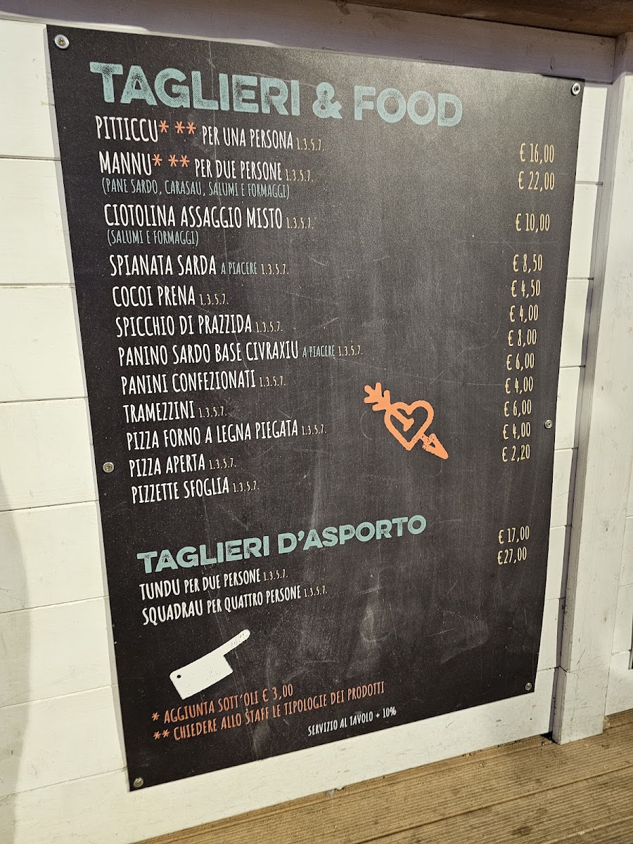 Baccusardus Cagliari Elmas Airport Photo Menu 2