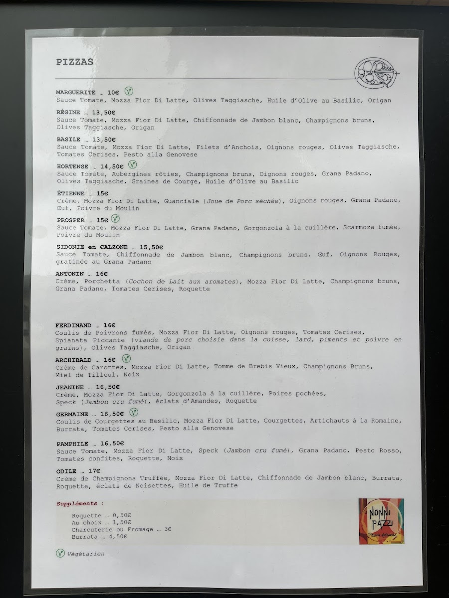 Pizzéria Nonni Pazzi Photo Menu 3