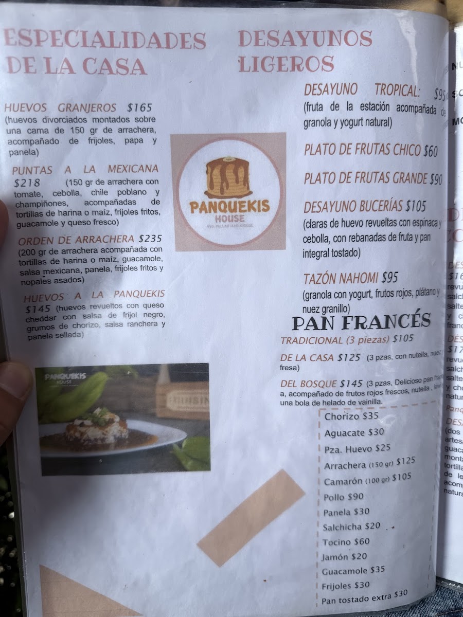 Panquekis House Photo Menu 3