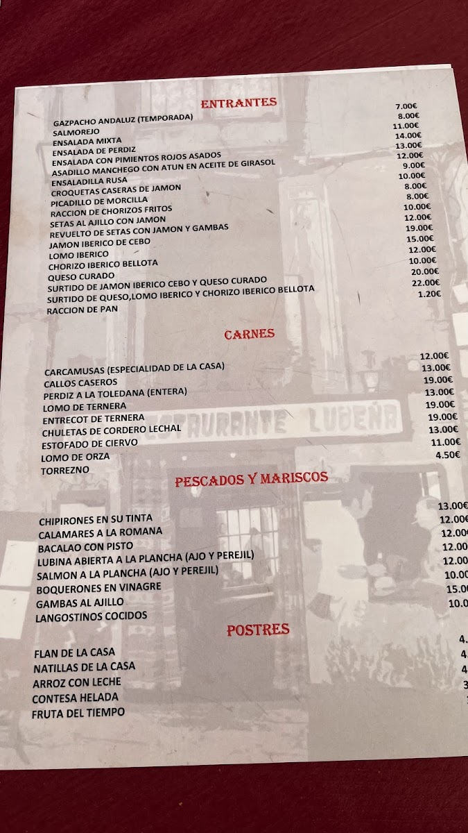 Bar Ludeña Photo Menu 8