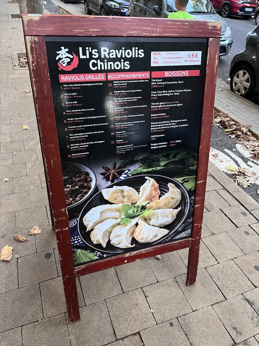 Li’s Raviolis Chinois - Léon Blum Photo Menu 3