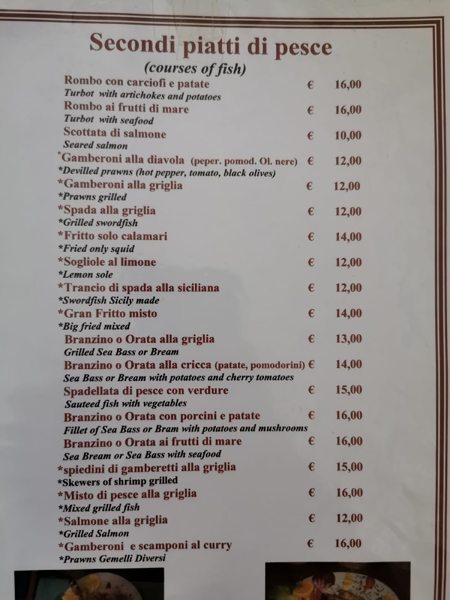 Ristorante Gemelli Diversi Photo Menu 9