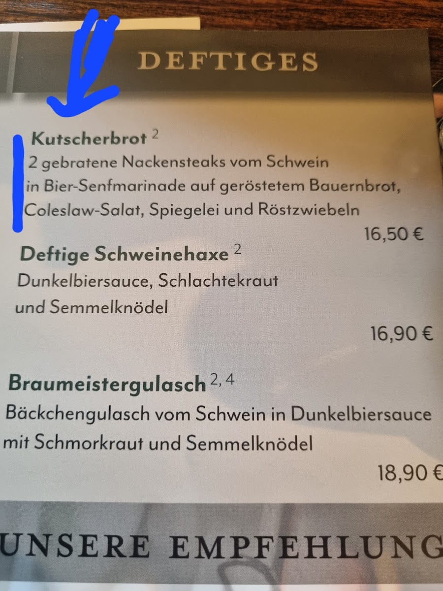 Gaststätte „Am Brauhaus“ Photo Menu 2
