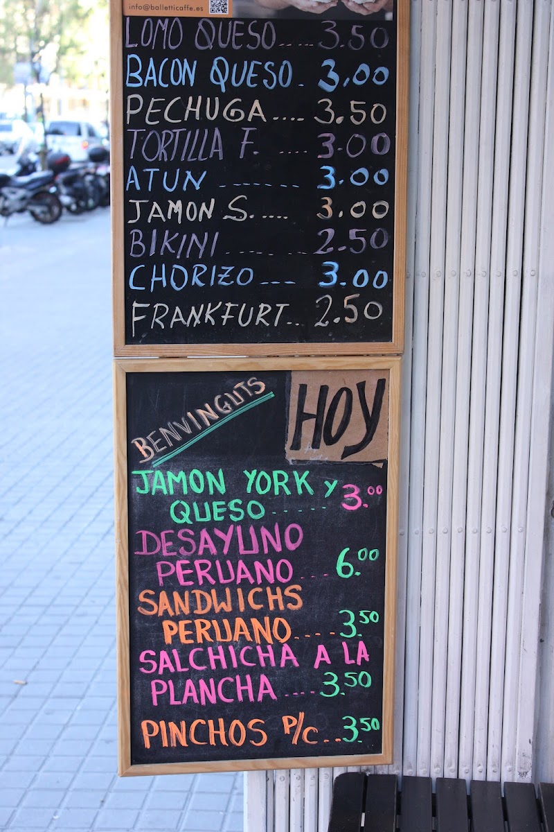 Benvinguts Bar Restaurant Photo Menu 6