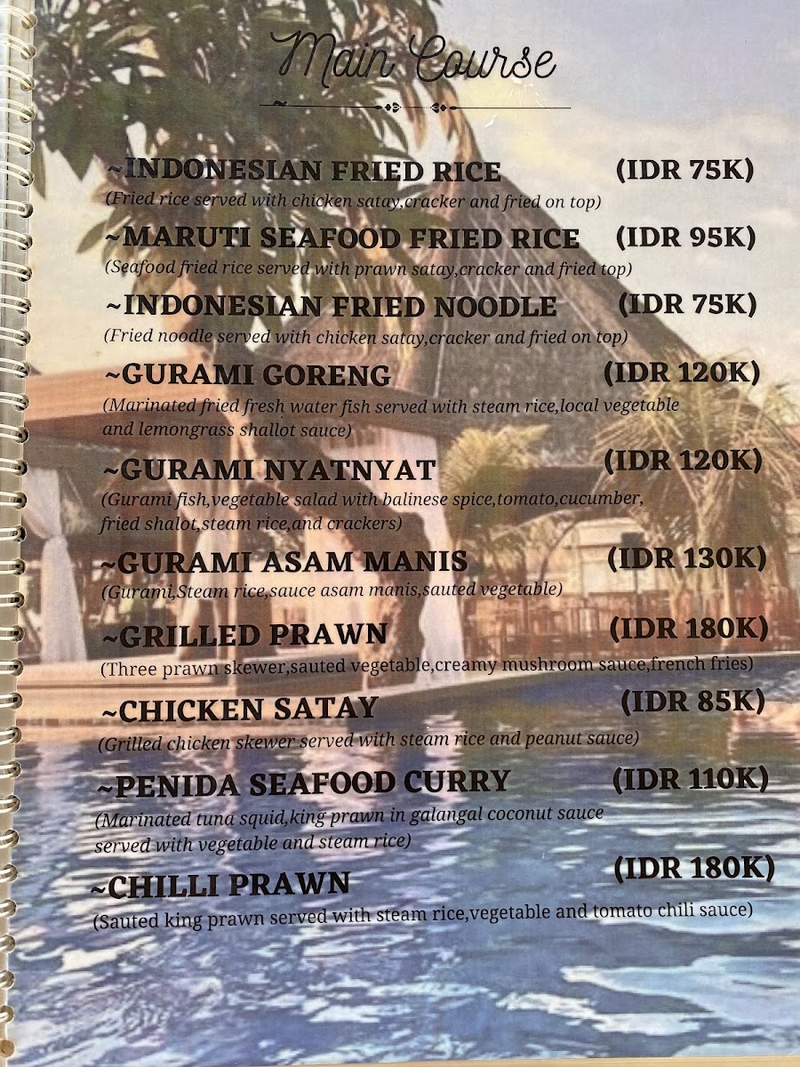 Maruti Beach Club Photo Menu 6