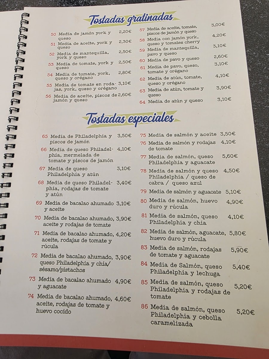 Bar Vianco Photo Menu 2