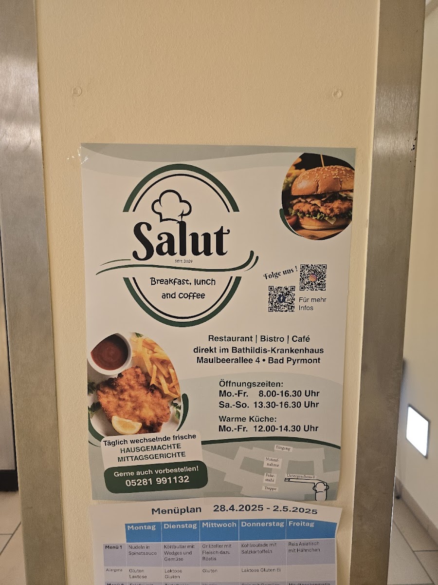 Salut breakfast lunch & coffee Photo Menu 1