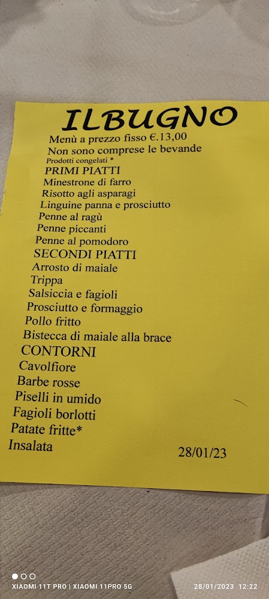 Ristorante Il Bugno Photo Menu 3