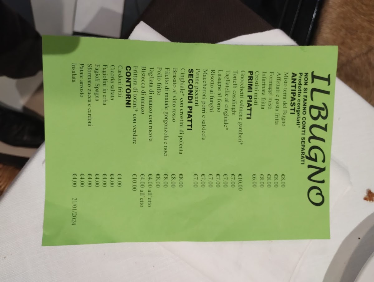Ristorante Il Bugno Photo Menu 6