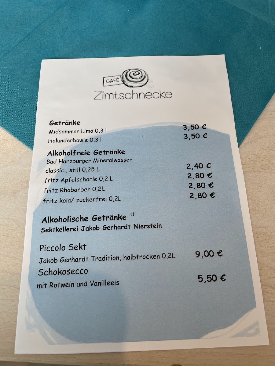 Café Zimtschnecke Photo Menu 1