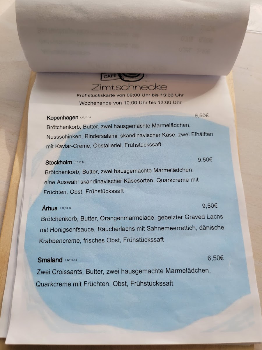 Café Zimtschnecke Photo Menu 3