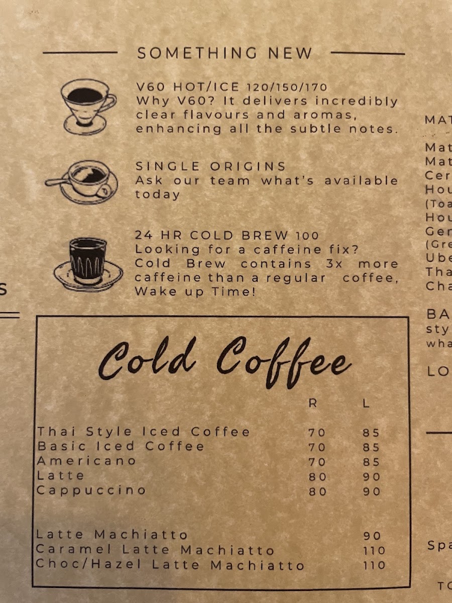 High Ground Coffee Shop | Specialty Coffee | Coffee Roasters Photo Menu 2