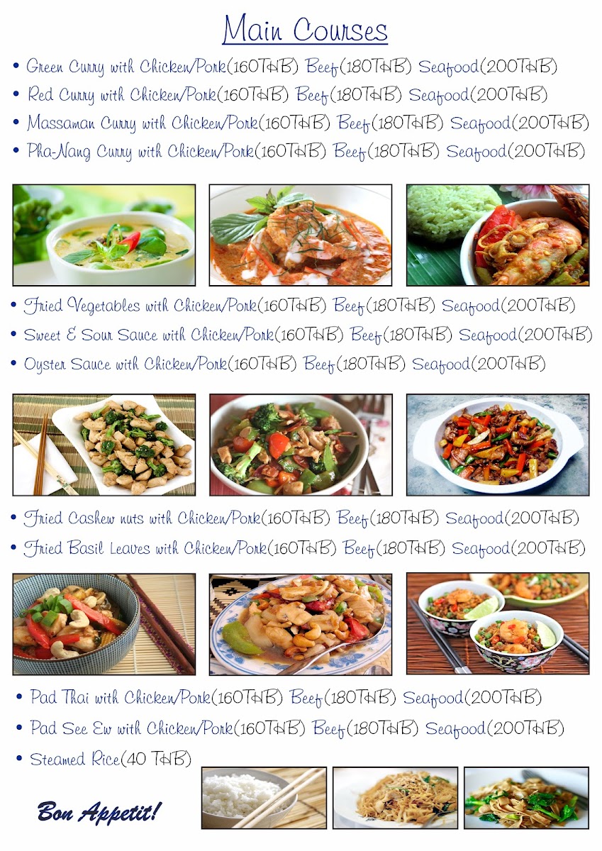 Lotus Mediterranean Restaurant Photo Menu 1