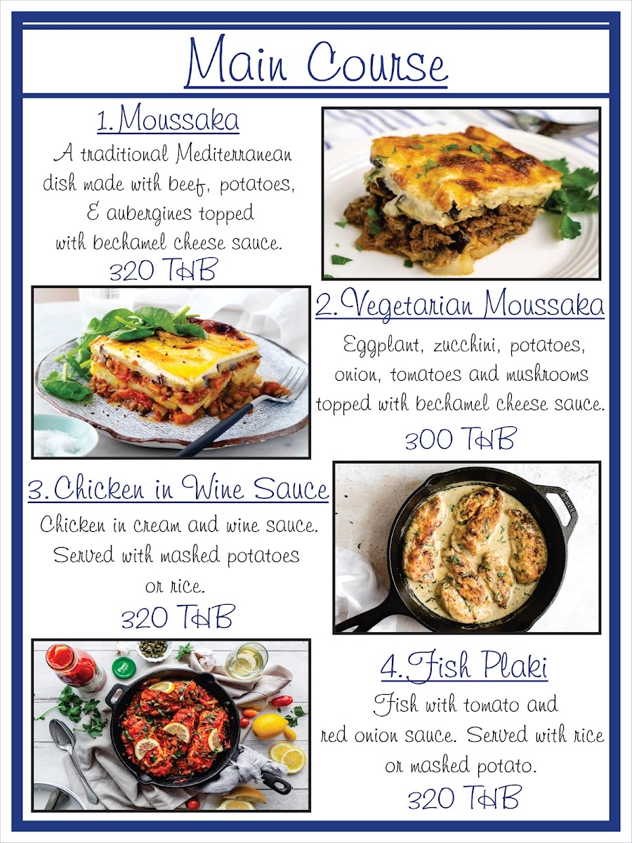 Lotus Mediterranean Restaurant Photo Menu 3