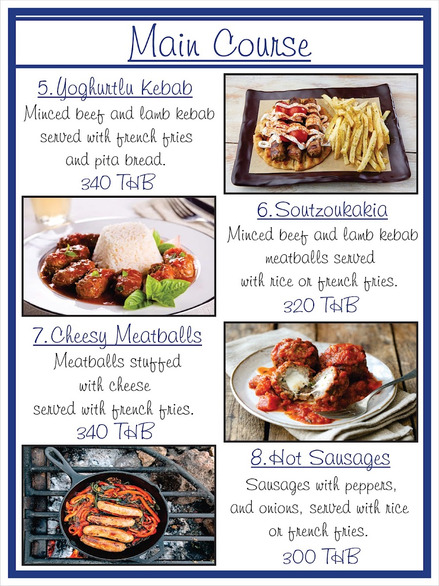 Lotus Mediterranean Restaurant Photo Menu 5