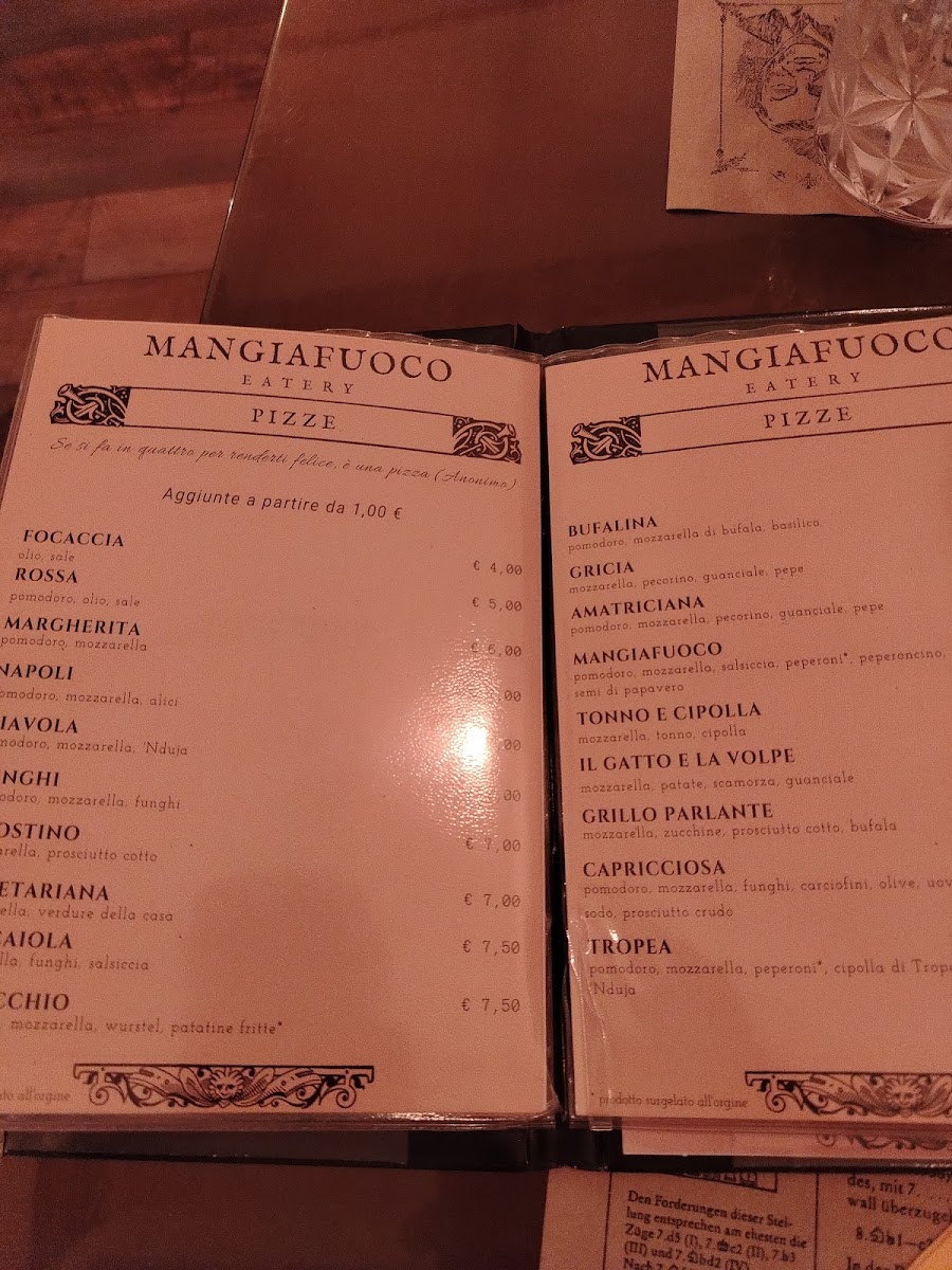 Ristorante Mangiafuoco Pizza&Grill Photo Menu 2